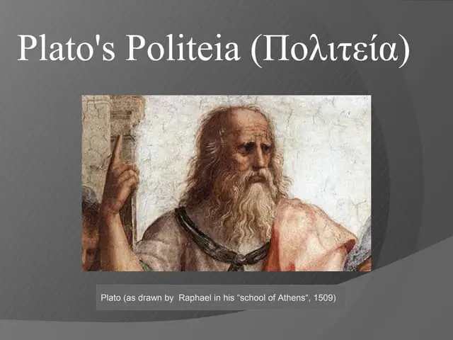 PLATO'S POLITEIA